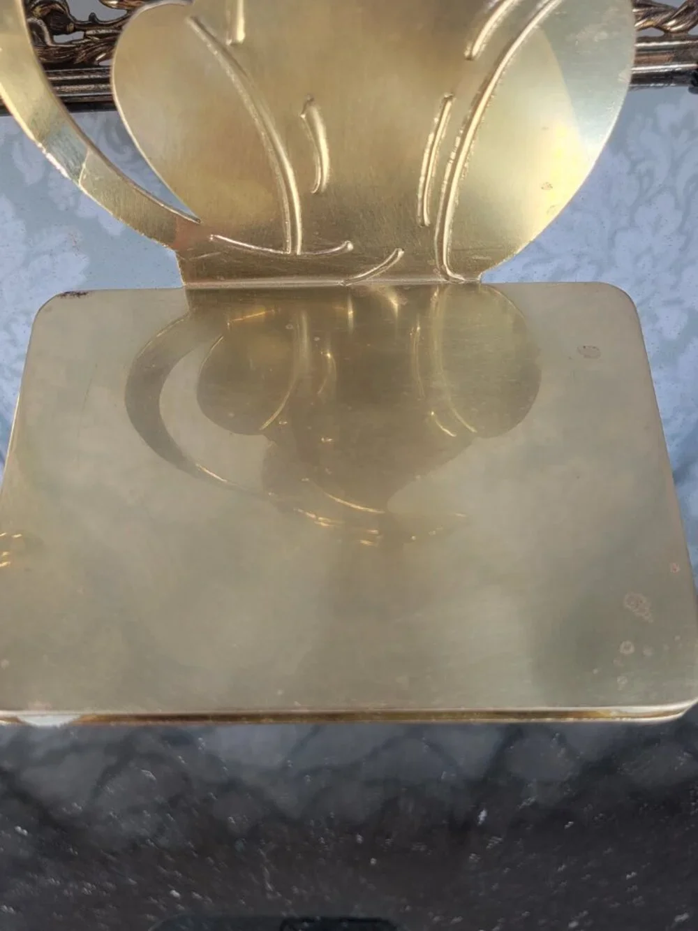 Vintage Brass Cat Bookends - Set of 2